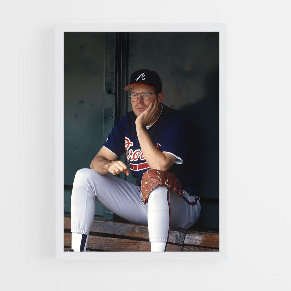 Poster Le Tranquille Champion – affiche Baseball (vue 3)